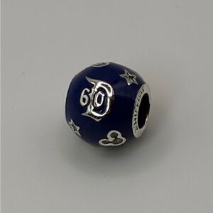 Authentic Pandora Disneyland 60th Diamond Anniversary Retired Mickey Mouse Charm